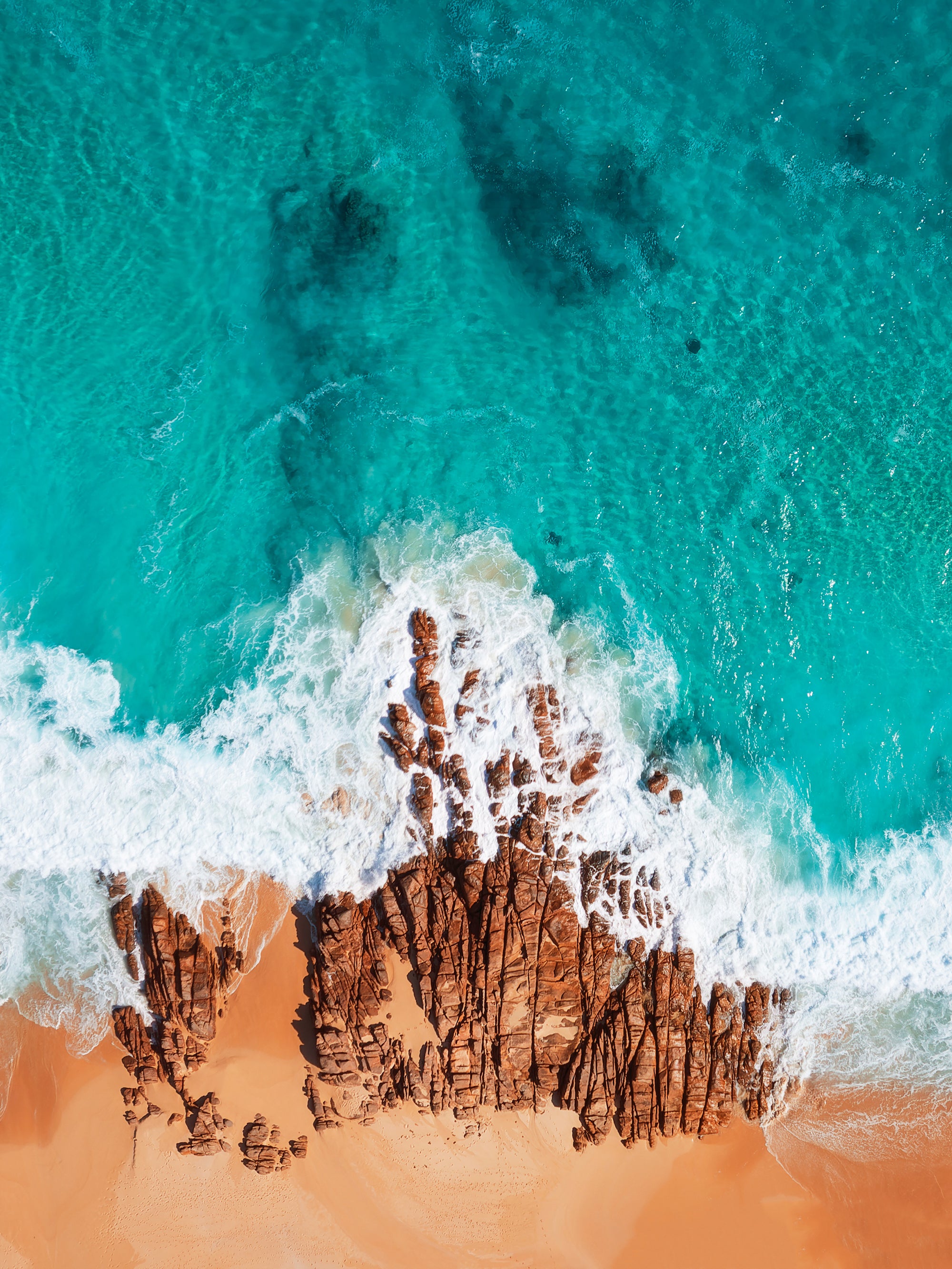 Injidup Natural Spa Aerial Coastline