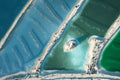 Sandy Cape Salt Lake Aerial - Teal